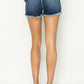RISEN Raw Hem Denim Shorts with Pockets