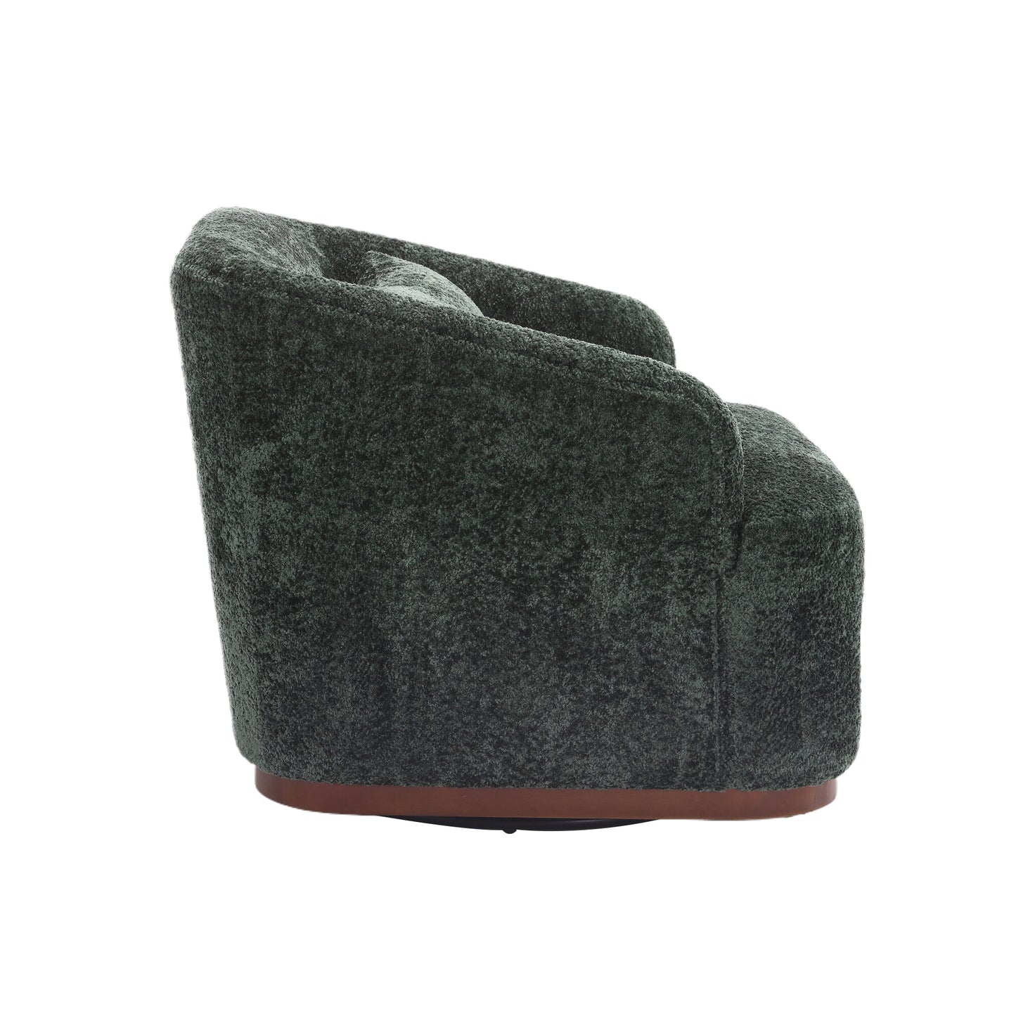 Swivel Barrel Chair, Comfy Round Accent Sofa Chair for Living Room,