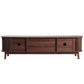 Rattan TV Stand For TVs Up To 75'', Modern Farmhouse Media Console,