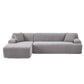 Modern Large L-Shape Modular Sectional Sofa for Living Room, Bedroom,