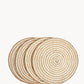 Kata Spiral Placemat - Natural (Set of 4)