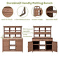65.7'' H Tall Garden Potting Bench Table with Hutch,Patio Storage