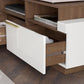70" TV Stand for TV up to 70", Modern Home Entertainment Center with
