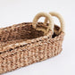 Savar Bread Basket with White Handle