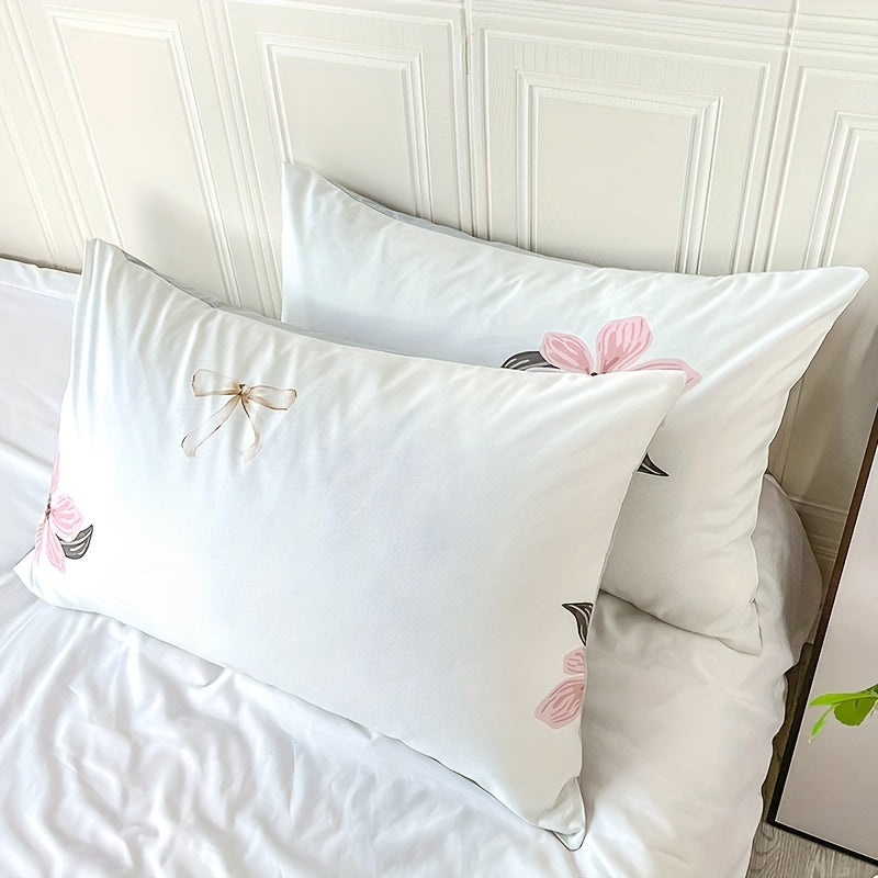 3Piece Pastoral Floral Duvet Cover Set for Bedroom