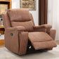 Leather Recliner Chair, Classic and Traditional Manual Recliner Chair