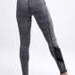 High-Waisted Pilates Leggings with Side Pockets & Mesh Panels
