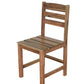 High-quality Acacia Wood Outdoor Table and Chair Set, Suitable for