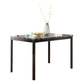 Furniture 5-piece Metal Dining Table And Chair Set With Imitation