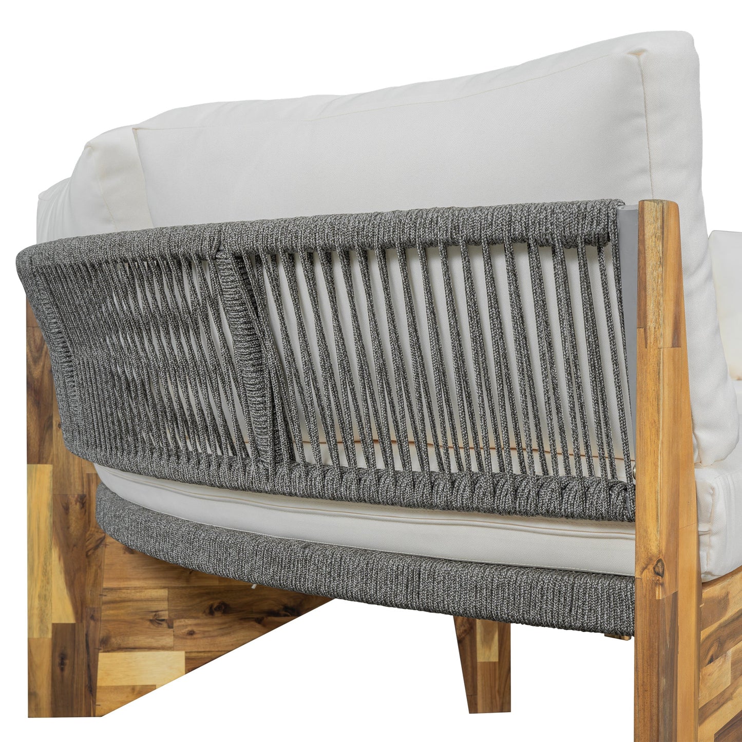 6 - Person Outdoor Seating Group with Cushions and A Coffee Table(old