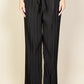 Pleated Stretch Black M