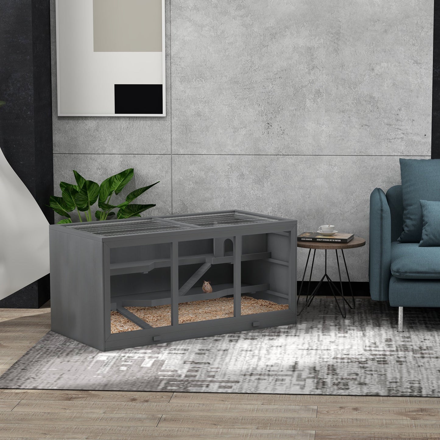 Oversized Wooden Hamster Cages, Gerbil Cages And Other Small Animal