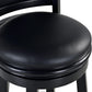 Augusta Extra Tall Swivel Bar Stool, 34-Inch, Black