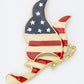 American Butterfly Brooch Set