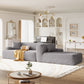 Modern Large L-Shape Modular Sectional Sofa for Living Room, Bedroom,