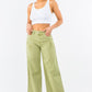 American Bazi High Waist Distressed Wide Leg Jeans