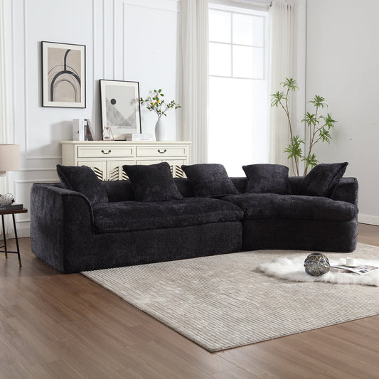Boucle Sofa 3 Seater for Living Room Oversized Comfy Sofa unique