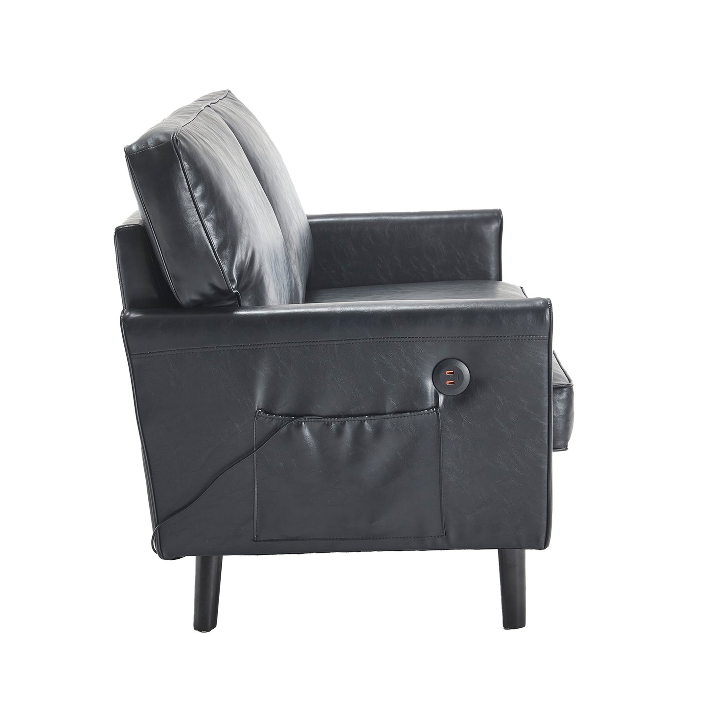 Loveseat Sofa, Mid Century Modern Love Seat, 2 Seater Sofa Couches for