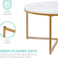 Round Coffee Table, Modern Boho Home Décor