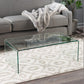 COFFEE TABLE 12MM TEMPERED BENT GLASS