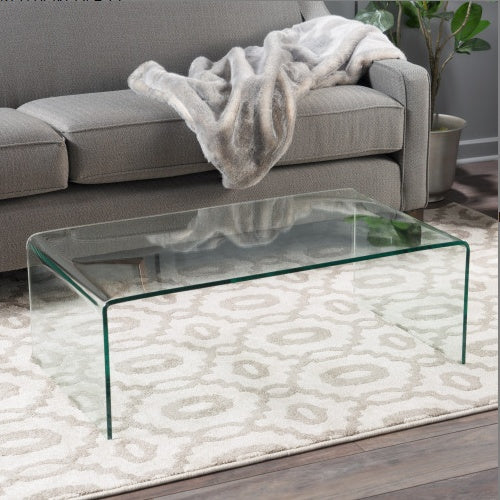 COFFEE TABLE 12MM TEMPERED BENT GLASS