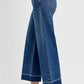 RISEN Full Size Tummy Control High Rise Crop Wide Hem Jeans Plus Size