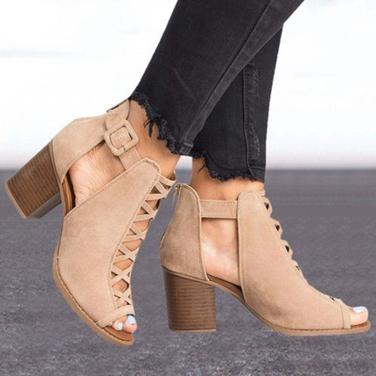 Women High Heel Strappy Sandals