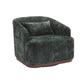 Swivel Barrel Chair, Comfy Round Accent Sofa Chair for Living Room,