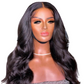 180% Density Full 4x4 Closure Wig Transparent Lace Front Body Wave Hum