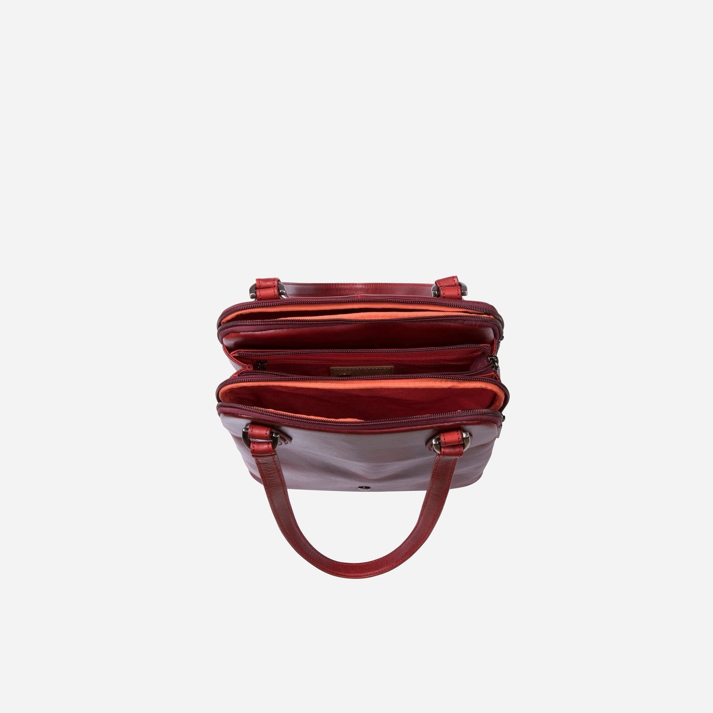 Compact Ladies Handbag, Rust - Walbiz.com