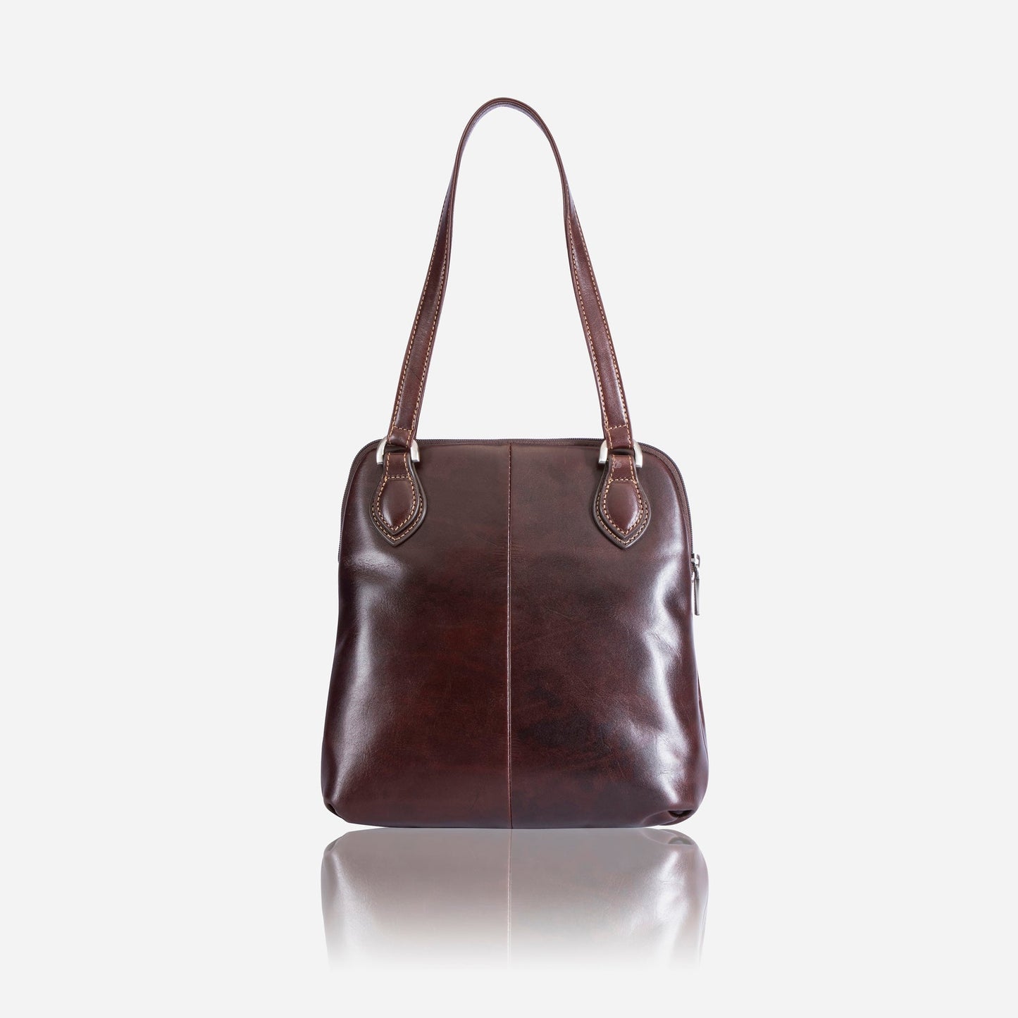 Compact Ladies Handbag, Tobacco - Walbiz.com
