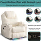 Power Recliner Chair with Heat and Massage for Adults - Home Theater