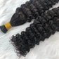 Brazilian Deep Wave Human Hair i Tip Microlinks Bulk Braiding Human Ha