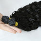 Brazilian Deep Wave Human Hair i Tip Microlinks Bulk Braiding Human Ha