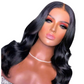 180% Density Full 4x4 Closure Wig Transparent Lace Front Body Wave Hum