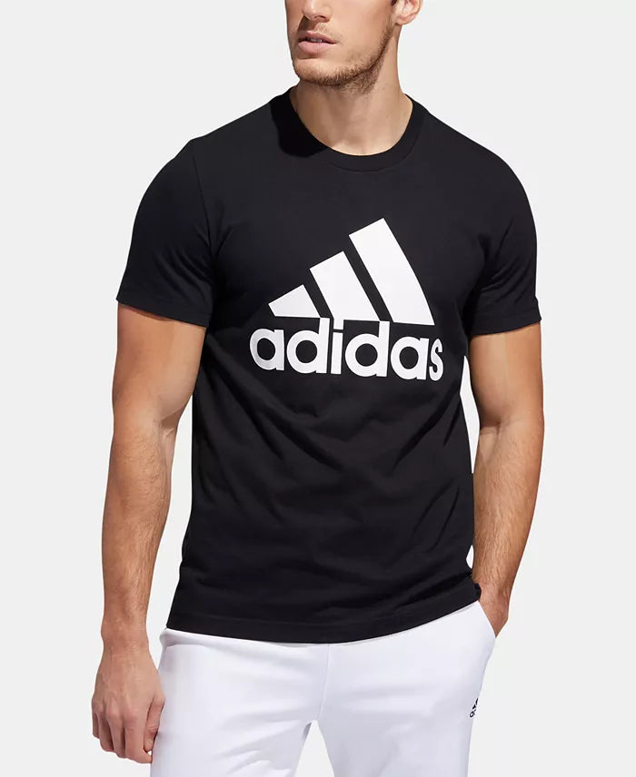 ADIDAS BLACK Men's Active Logo Tee M