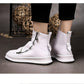 PU leather Men Boots Winter Ankle Boots