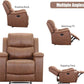 Leather Recliner Chair, Classic and Traditional Manual Recliner Chair