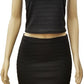 KIDS BANDAGE CROP TOP AND SKIRT SET