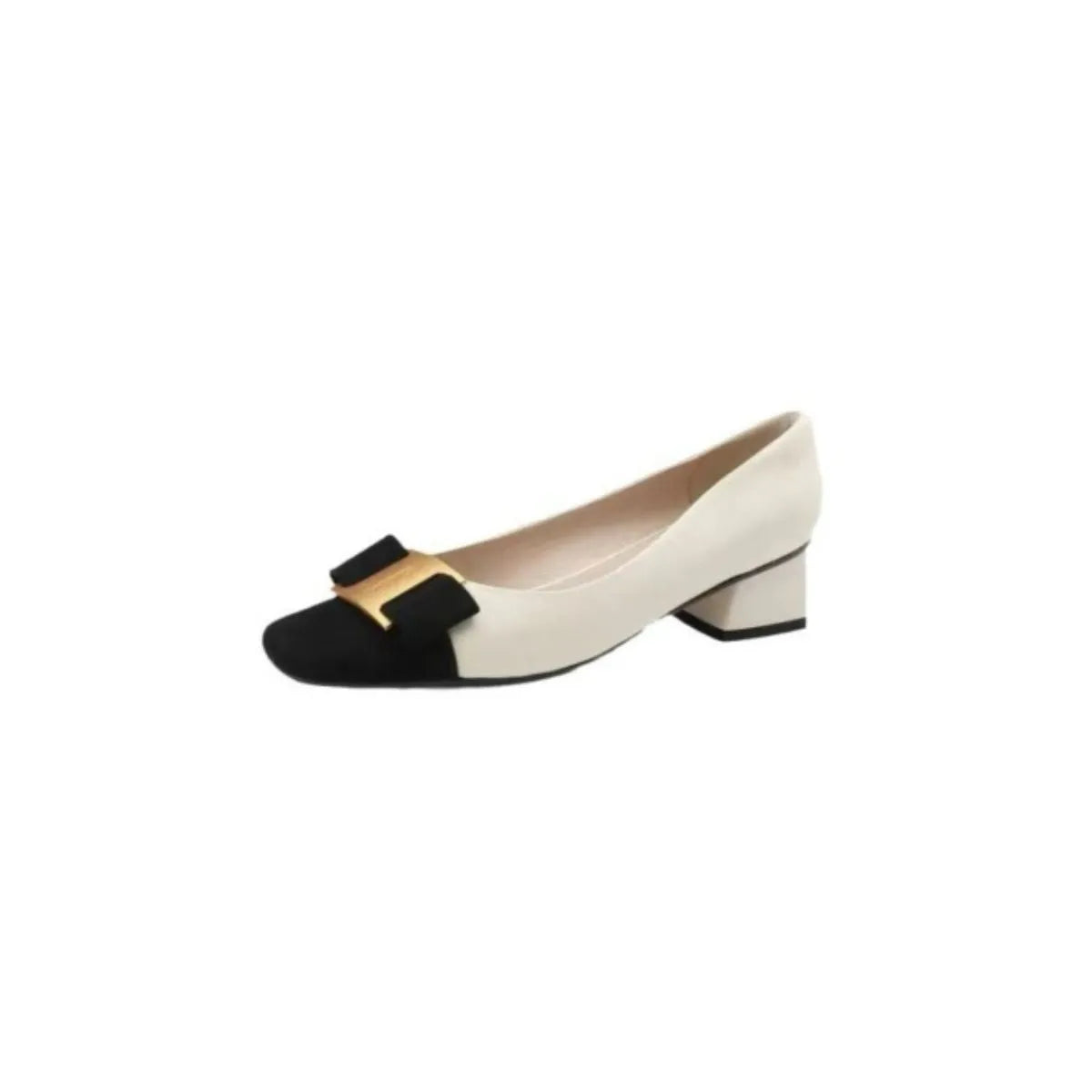 Square Toe Block Heels Slip-Ons – Modern Elegance | Walbiz