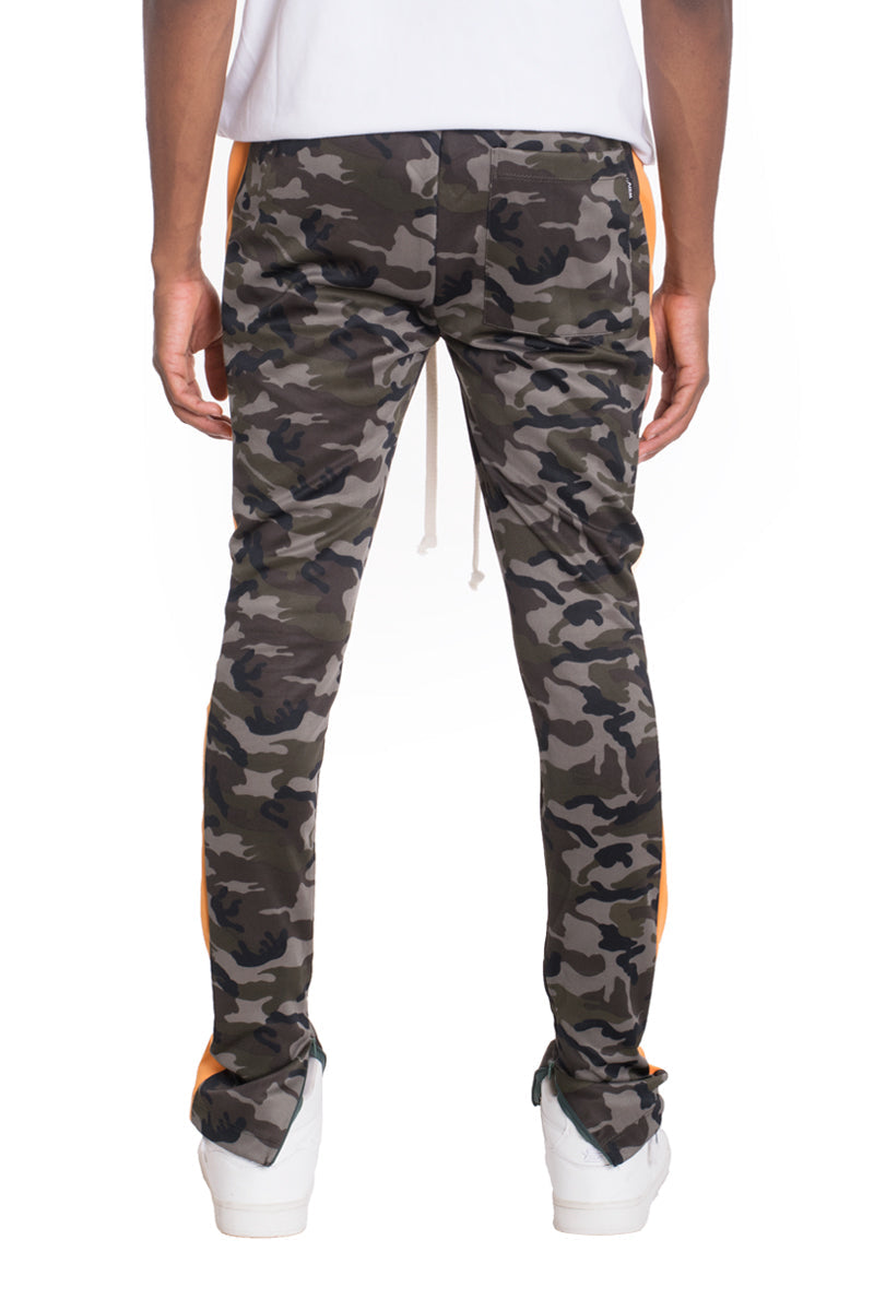 CAMO SIDE STRIPE TRACK PANTS