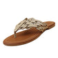 Woven Thong Sandal