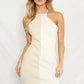Color Block Halter Dress