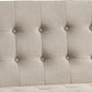 Modern Beige Loveseat for Small Spaces