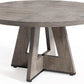 round Dining Table for 4-6 People, 47 Inches Dining Room Table with