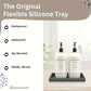 Elegant Silicone Vanity Tray for Organized Bathroom  Decor