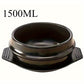 Versatile Ceramic Korean Stone Bowl with HeatResistant Tray