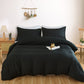 3Piece Solid Color Soft Duvet Cover Set