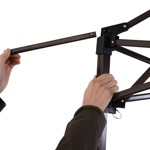 Pop-up Awning, Outdoor Patio Gazebo Shelter With Detachable Zipper