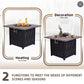 Propane Outdoor Fire Pit Table